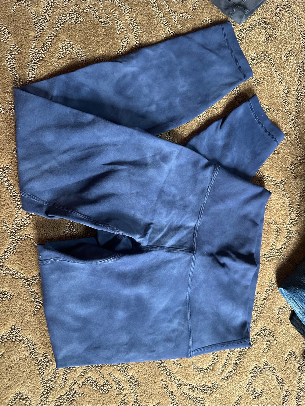 High-Waist Navy Blue Leggings Lululemon